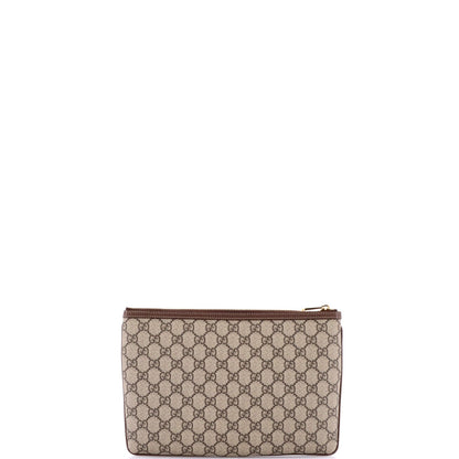 Gucci Ophidia Zip Pouch Gg Coated Canvas Large