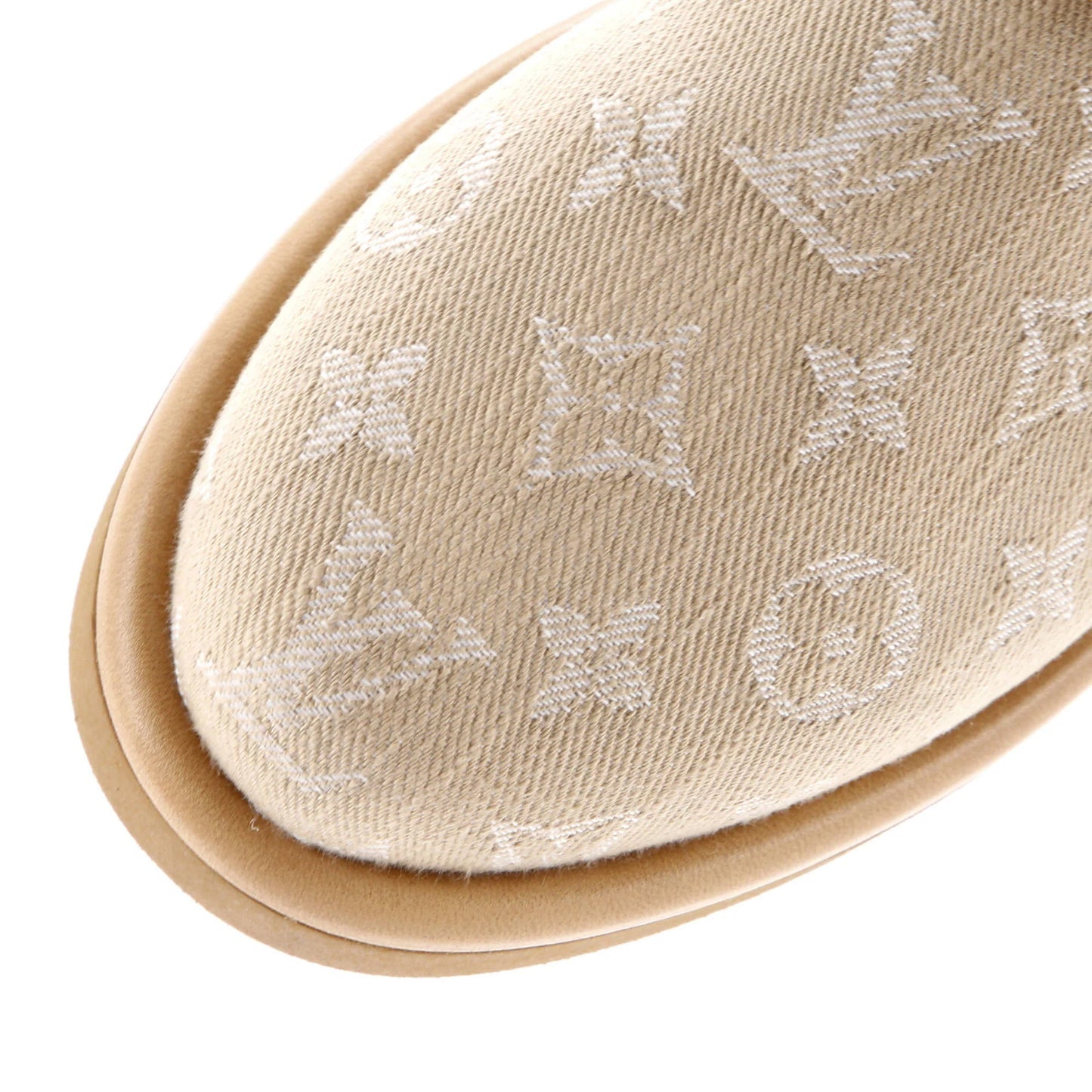 Louis Vuitton Women'S Aspen Platform Clogs Monogram Denim