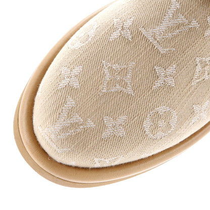 Louis Vuitton Women'S Aspen Platform Clogs Monogram Denim