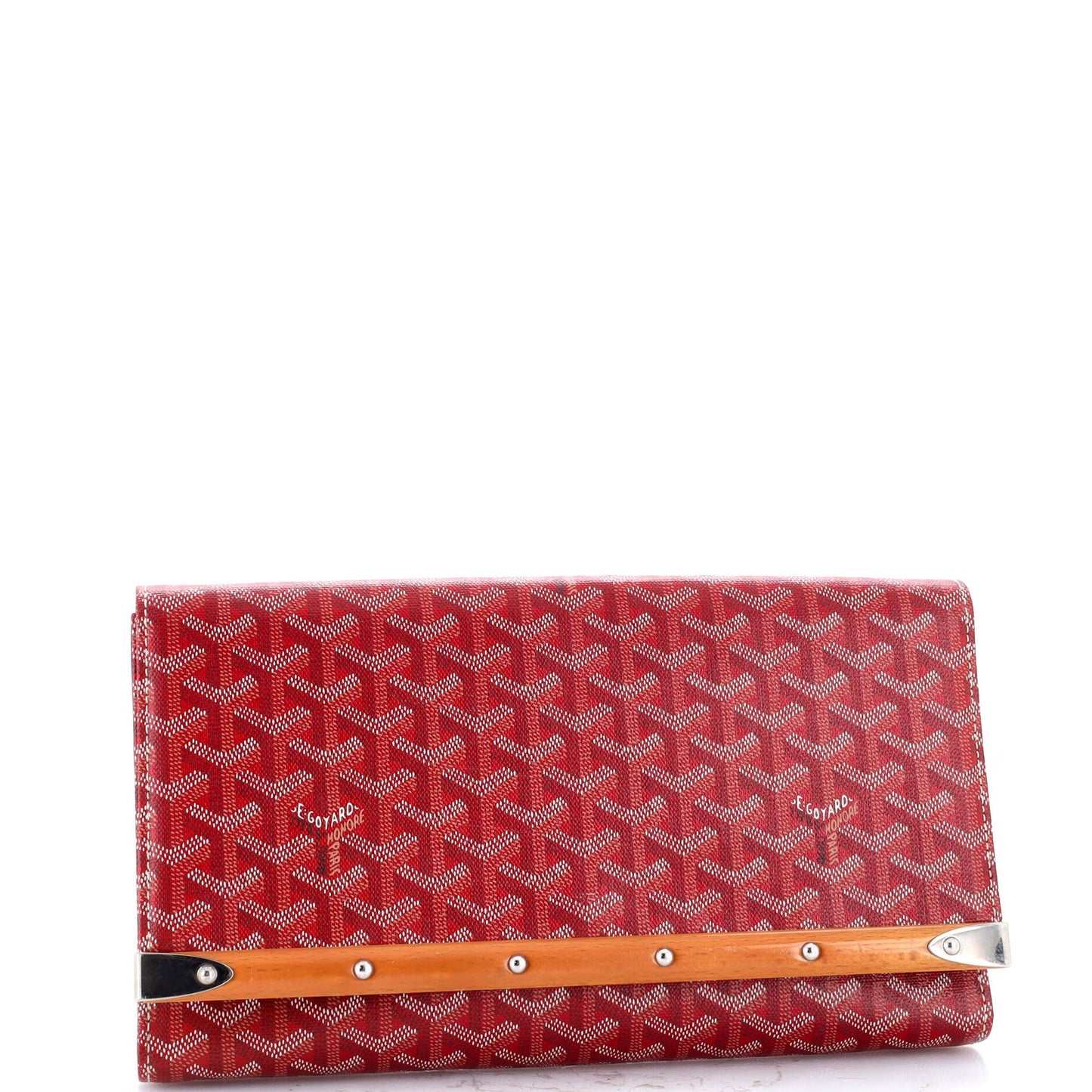 Goyard Monte Carlo Clutch Coated Canvas Mm