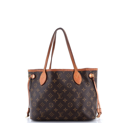 Louis Vuitton Neverfull Nm Tote Monogram Canvas Pm