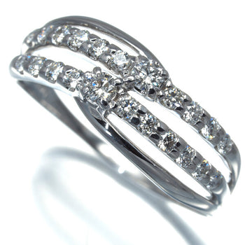 Diamond 0.46Ct Ring 18K 750 White Gold