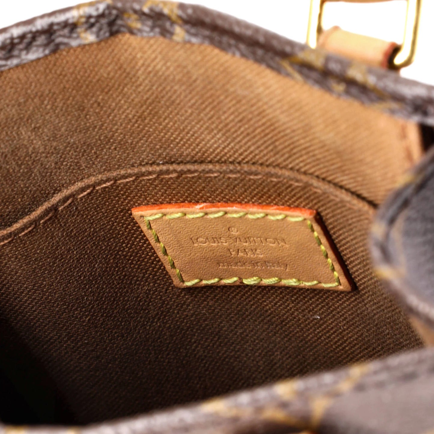 Louis Vuitton Petit Sac Plat Bag Monogram Canvas