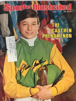 Steve Cauthen Signed Sports Illustrated Magazine March 7 1977