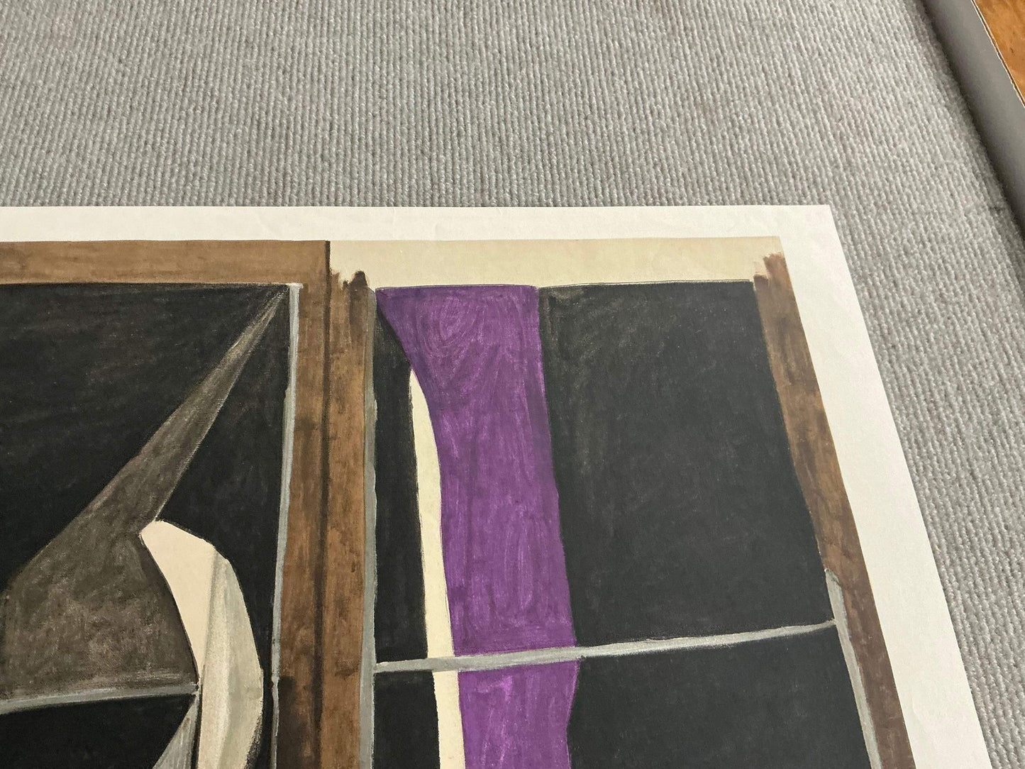 Pablo Picasso Musee Cantini " Lithograph Cubism Purple Pablo Pica