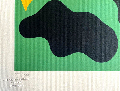 Jean Hans Arp Lithograph Numbered Coa