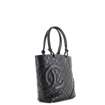 Chanel Cambon Tote Quilted Leather Medium