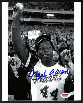 Hank Aaron Hof Signed/Auto 8X10 B/W Photo #715