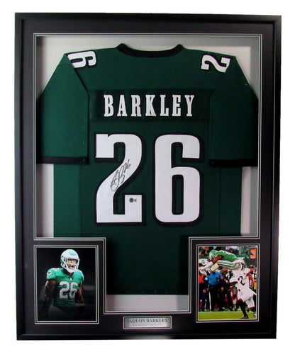 Saquon Barkley Signed/Auto Eagles Green Football