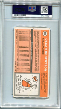 Oscar Robertson Autographed 1970-71 Topps #100 Psa Auto Gem Mt 10 Card