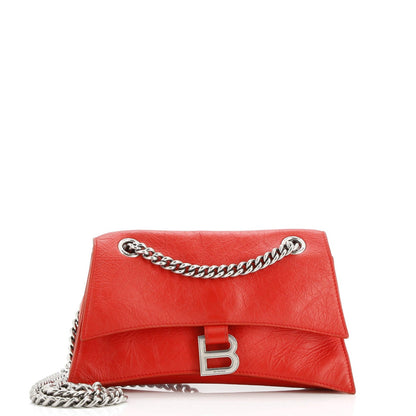 Balenciaga Crush Chain Flap Bag Leather Small