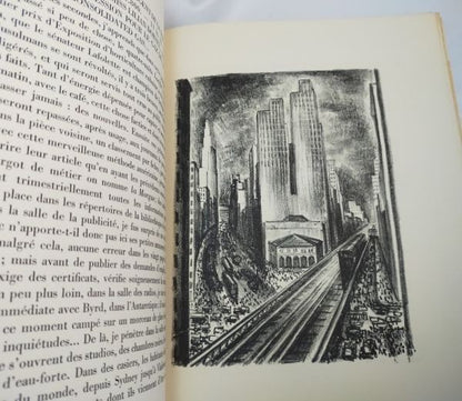 Paul Morand New-York 1931 W/ 30 Lithographs By Adriaan Lubbers Limited Edition