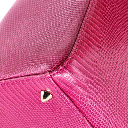 Christian Dior Lady Dior Bag Lizard Medium