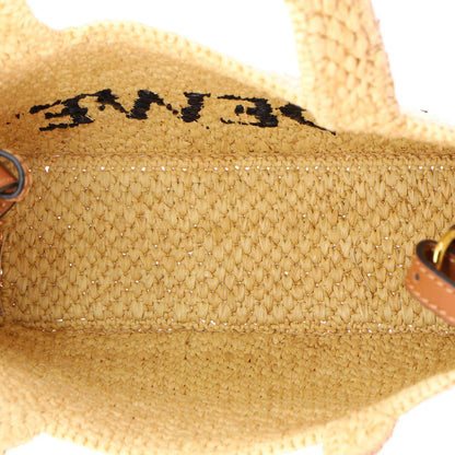 Loewe Paula'S Ibiza Logo Convertible Tote Raffia Small