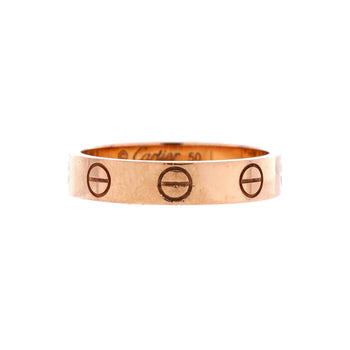 Cartier Love Wedding Band Ring 18K Rose Gold
