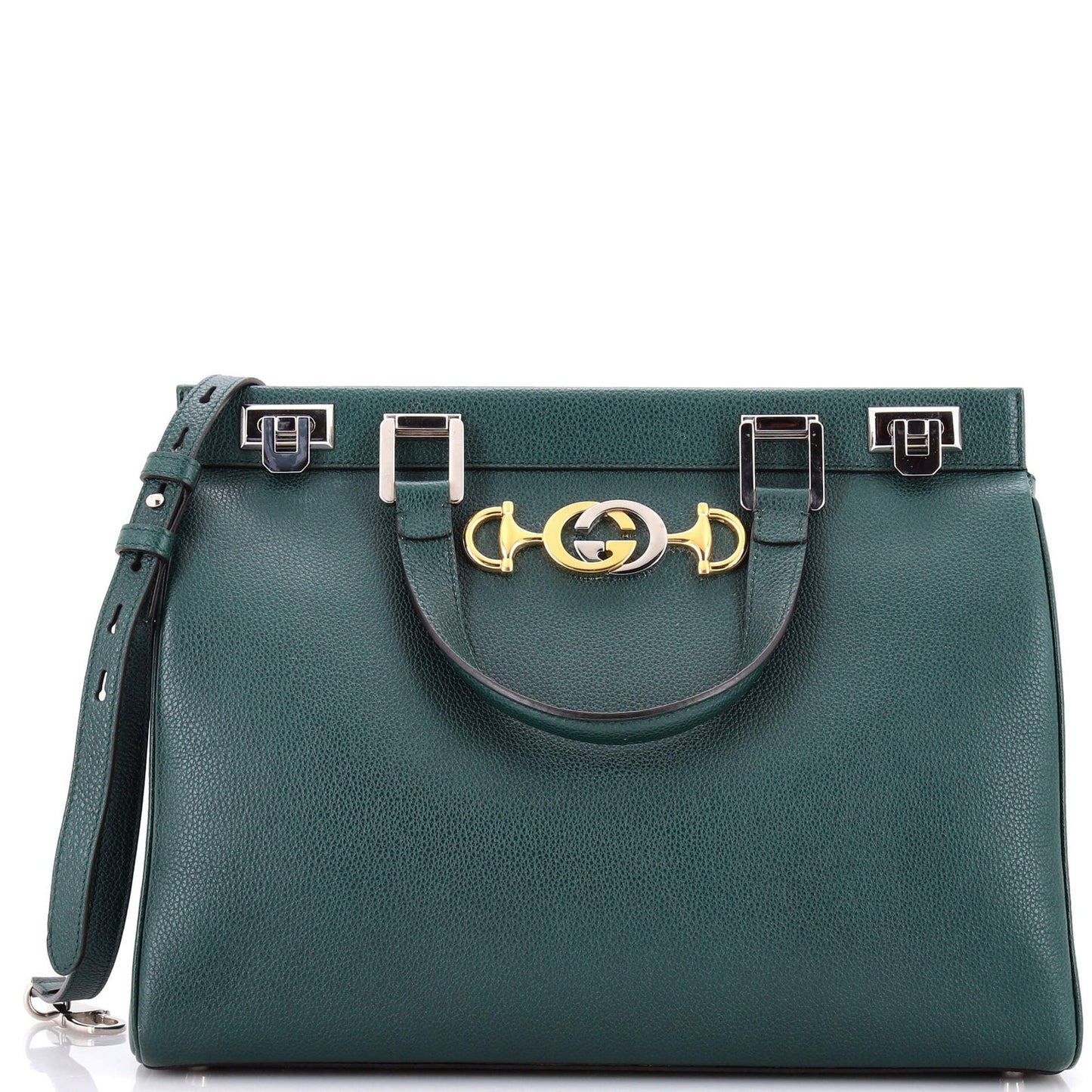 Gucci Zumi Top Handle Bag Leather Medium