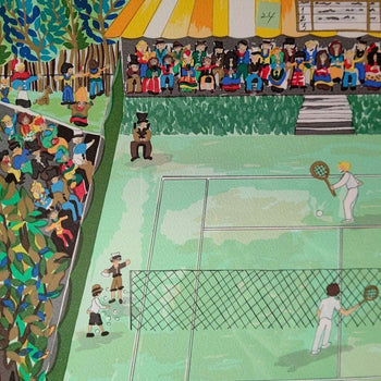 Ivelia Muller Tennis Silkscreen Print Limited