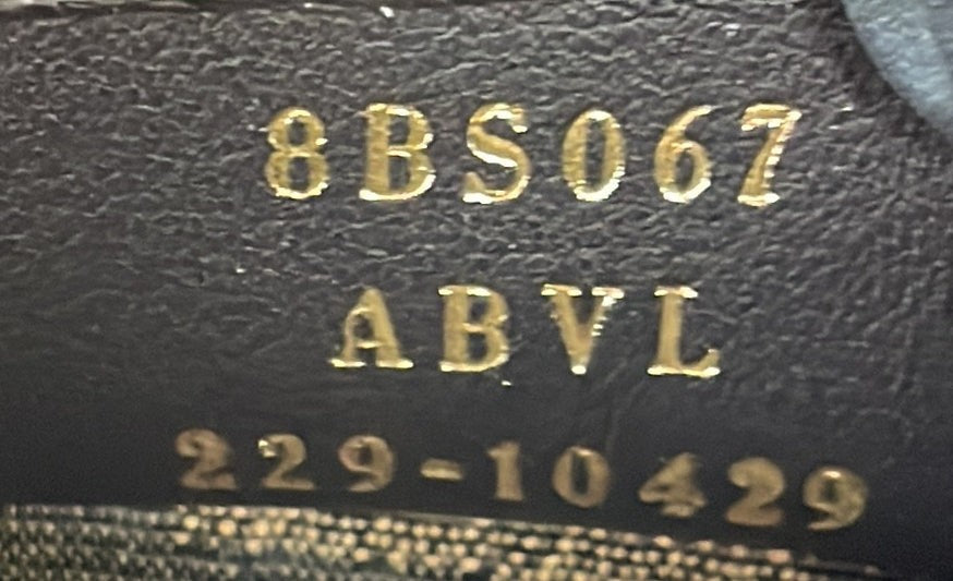 Fendi Logo By The Way Top Handle Bag Embossed Leather Mini