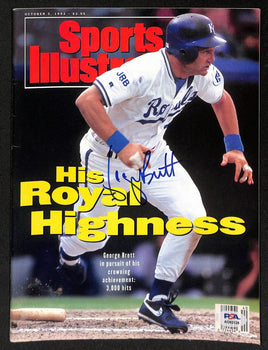 George Brett Signed 10/5/1992 Sports Illustrated