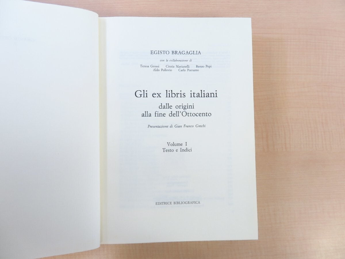 Egisto Bragaglia (Ed.): Gli Ex Libris Italiani Dalle Origini Alla Fine -1993