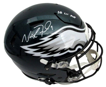 Nick Foles Signed/Inscr Full Size Speed Flex Auth