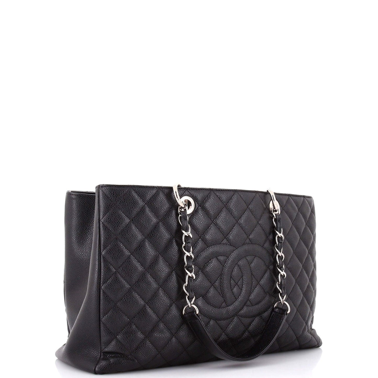 Chanel Grand Shopping Tote Quilted Caviar Xl