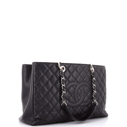 Chanel Grand Shopping Tote Quilted Caviar Xl