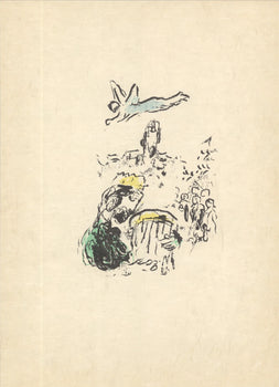 Marc Chagall King David (Blue) 