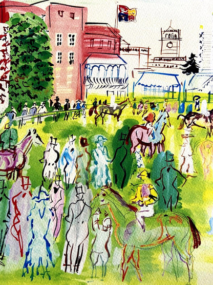 Raoul Dufy Lithograph Coa Museum Numbered By Hand Limited Signed Museum