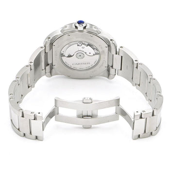Cartier Calibre De Cartier Watch Lm W7100037 Silver Men'S Used Watch #6109