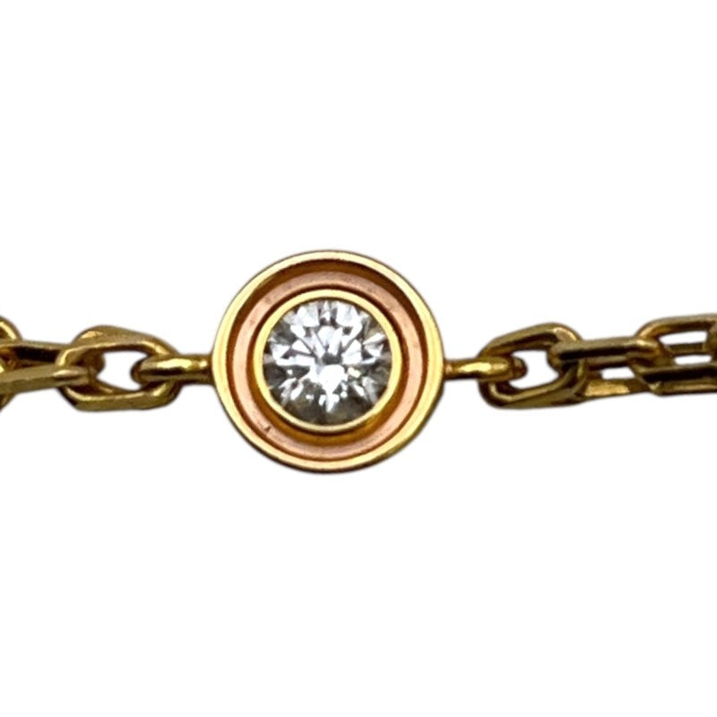 Cartier Love Circle Necklace Gold K18Yg