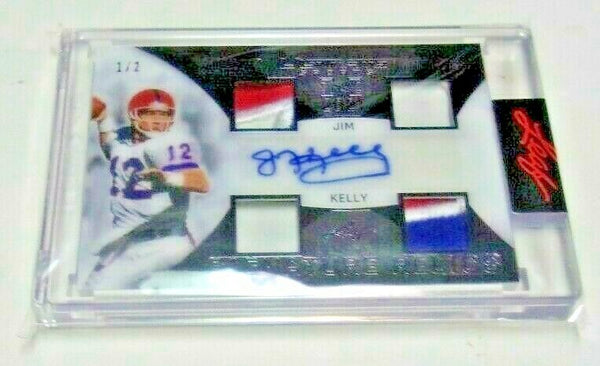 Jim Kelly Rare!! 2021 Leaf Ultimate Game Used