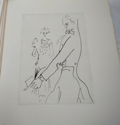 1953 1St Edition Le Bal Du Comte D'Orgel Radiguet/Cocteau Limited 250 Etching