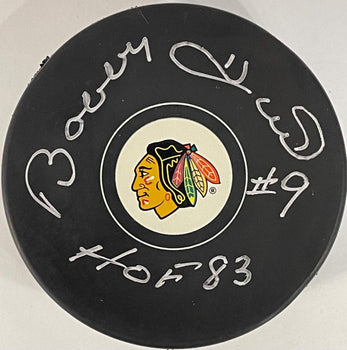 Bobby Hull Autographed Official Chicago Blackhawks Puck