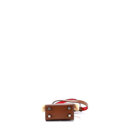 Christian Louboutin Paloma Tote Leather With Raffia Nano