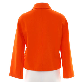 Hermes Women'S One Pocket Zip Up Jacket Viscose Blend