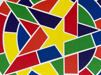 Sol Lewitt Lithograph Coa Numbered In Pencil 275 Ex