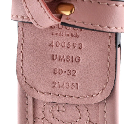 Gucci Gg Marmont Belt Gg Matelasse Leather Wide