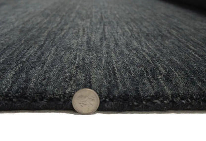 Charcoal Tribal Design Square 6X6 Gabbeh Modern
