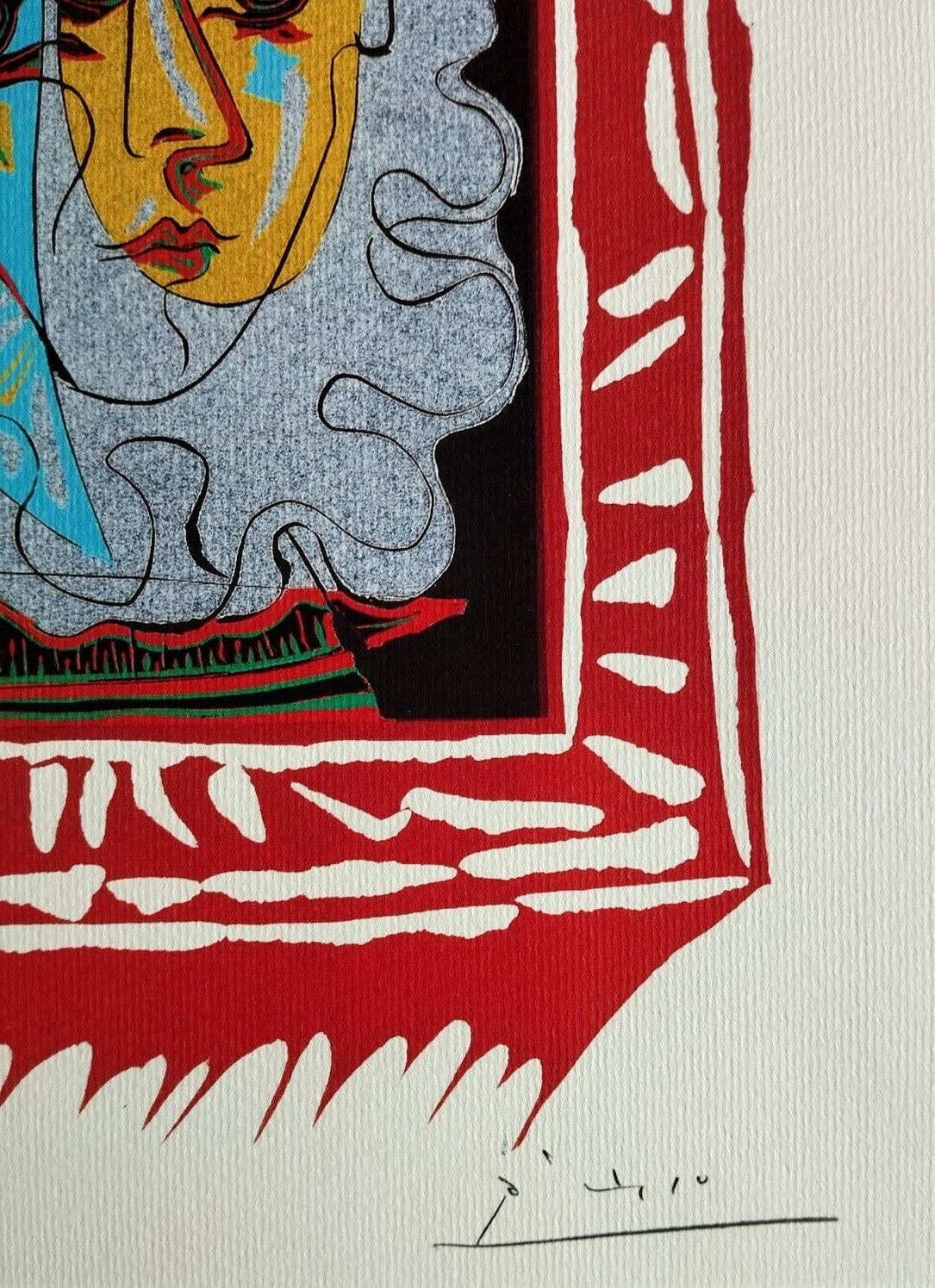 Pablo Picasso Lithograph Coa Signed In Pen/Stamp/Numbered In Pencil Crayon