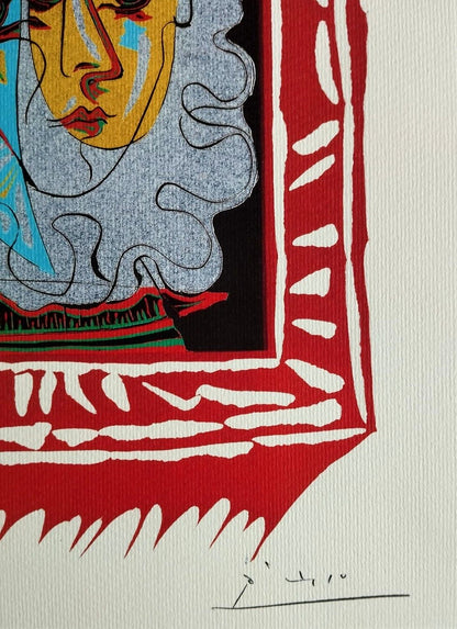 Pablo Picasso Lithograph Coa Signed In Pen/Stamp/Numbered In Pencil Crayon