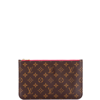 Louis Vuitton Neverfull Pochette Monogram Canvas Large