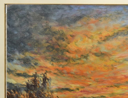 Rodolphe Planquette Original Signed Pastel