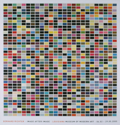 Gerhard Richter 1025 Colors (1025 Farben) " Poster Contemporary Mul