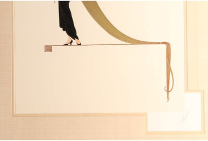 Erte - Ready For The Ball Serigraph Silkscreen Ed111 Signed Numbered Framed