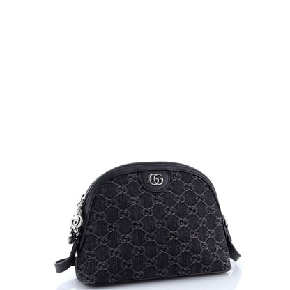 Gucci Ophidia Dome Shoulder Bag Gg Denim Small