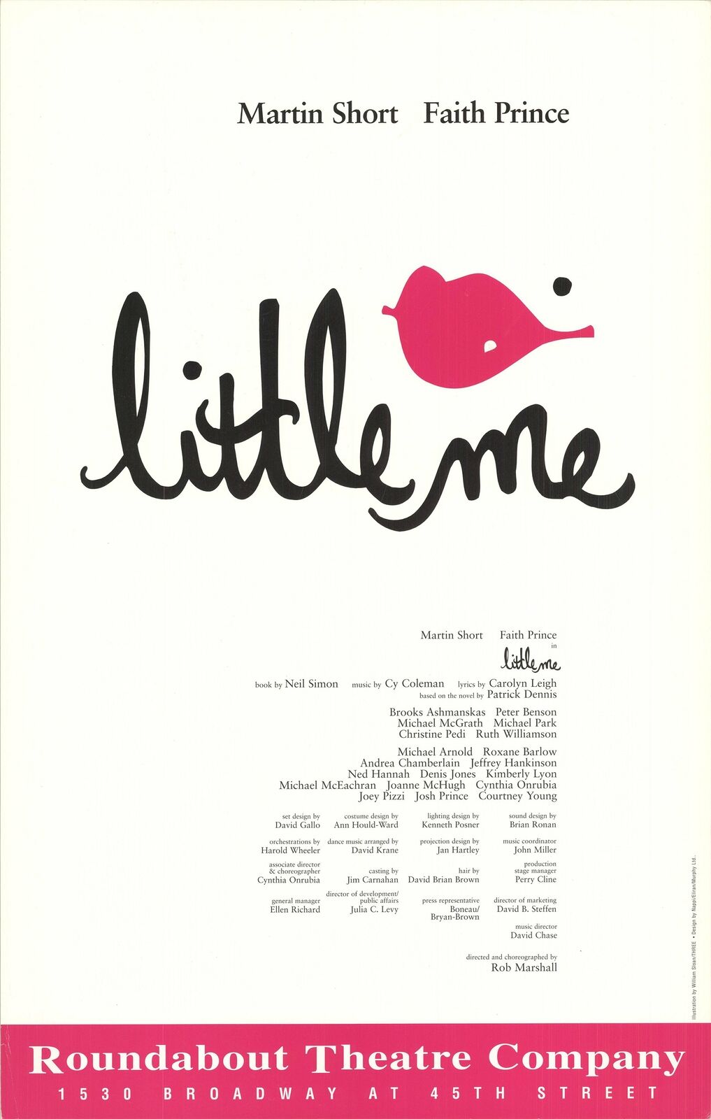 William A. Sloan Little Me " Offset Lithograph Advertising Pink, Bl
