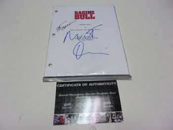 Robert De Niro Martin Scorsese Raging Bull W/Coa