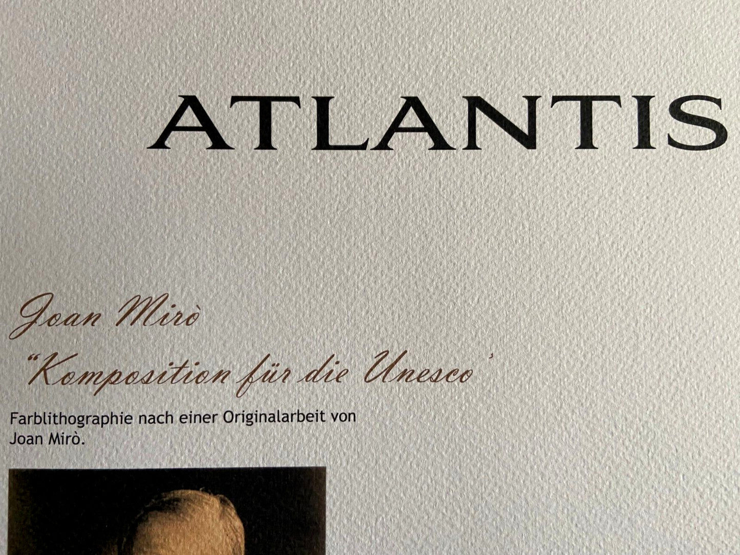 Joan Mir Lithograph Coa Signed Op Numbered Limited Stamp Published