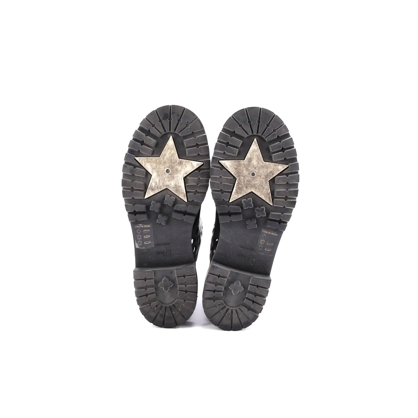 Christian Dior Women'S D-Trap Cut-Out Ankle Boots Leather